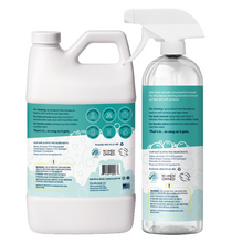 Load image into Gallery viewer, Hydrogen Peroxide based All-Purpose Cleaner & Stain Remover - 24oz Spray and 64oz Refill