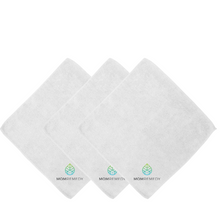 Load image into Gallery viewer, White microfiber cleaning cloth - 3 pack

