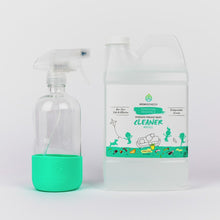 Load and play video in Gallery viewer, 64oz Hydrogen Peroxide based Cleaner &amp; Stain Remover with Reusable Glass Bottle
