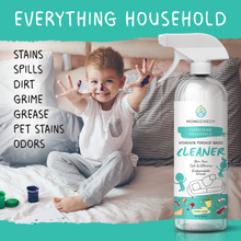 Load image into Gallery viewer, MomRemedy Hydrogen Peroxide Cleaner and stain remover for stains, spills, dirt. grime, pet messes, odors
