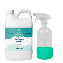 Load image into Gallery viewer, 64oz Hydrogen Peroxide based Cleaner &amp; Stain Remover with Reusable Glass Bottle
