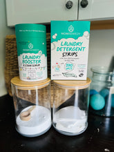 Load image into Gallery viewer, Laundry Power Duo - 60CT Laundry Detergent Strips + 2LB Laundry Booster &amp; Stain Scrub - 10% Savings
