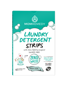 Laundry Power Duo - 60CT Laundry Detergent Strips + 2LB Laundry Booster & Stain Scrub - 10% Savings