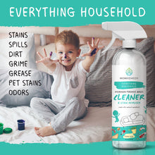 Load image into Gallery viewer, MomRemedy Hydrogen Peroxide Cleaner and stain remover for stains, spills, dirt. grime, pet messes, odors. Great for kitchens and everything household.
