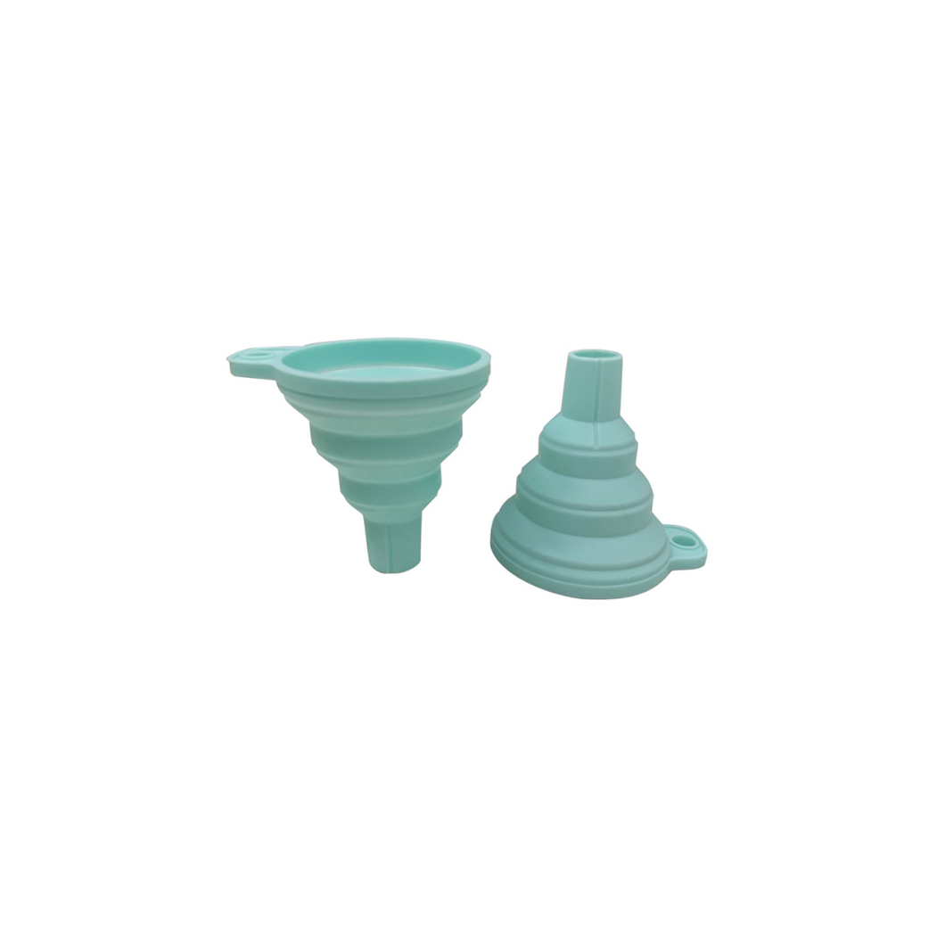 Silicone Collapsible Funnel -  Teal