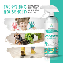 Load image into Gallery viewer, MomRemedy Hydrogen Peroxide Cleaner and stain remover for stains, spills, dirt. grime, pet messes, odors. Great for kitchens and everything household.
